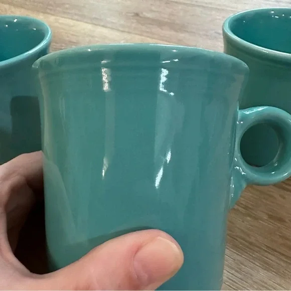 Fiesta Vintage Dinnerware Set of 3 Coffee Mugs Great Used Condition - Picture 5 of 6